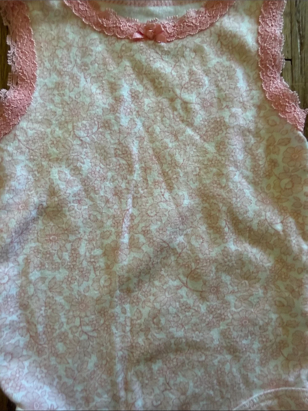 Carters Baby Girl Pink Floral Light Pink Sleeveless One-Piece Bodysuits 3 Months